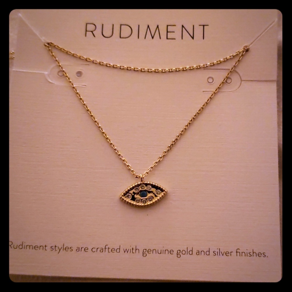 Rudiment Evil Eye Necklace - NEW